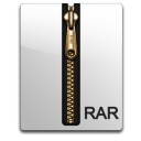 Rar Gold Icon 128x128 png